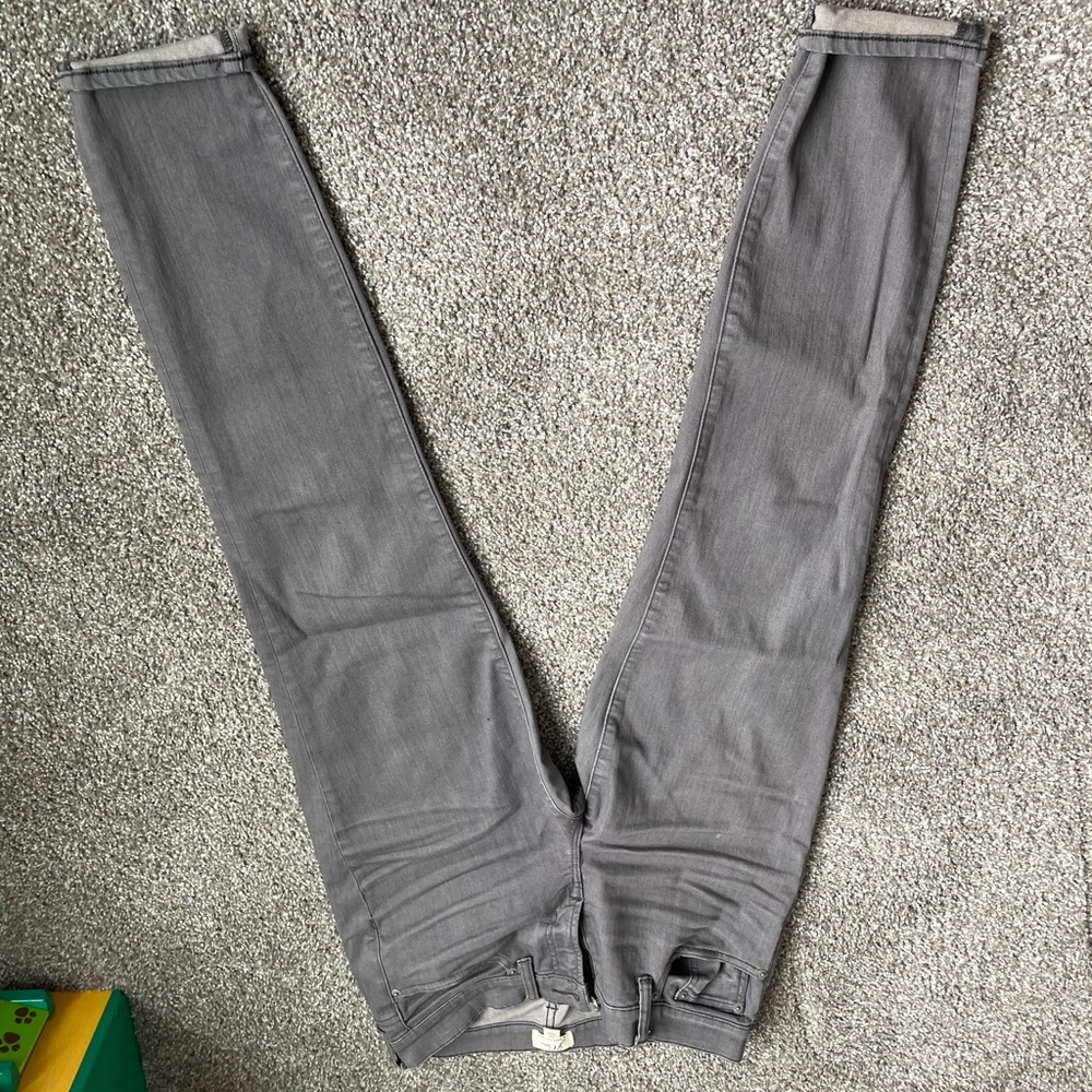 Jcrew grey skinny jeans
